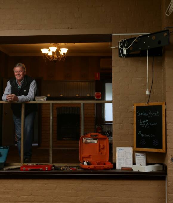 EMOTIONAL RESCUE: Morpeth's River Royal Inn owner Dale McNamara pictured inside the hotel. Picture: Jonathan Carroll