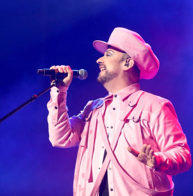 HOPE ESTATE: Boy George and Culture Club form part of a strong lineup in the vineyards on Saturday.