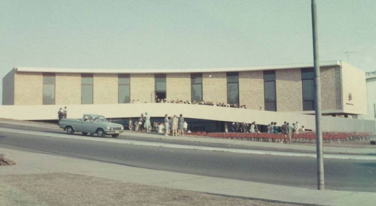 FINAL STAGES: The new Maitland Library opposite the courthouse was opened later that years in 1968.