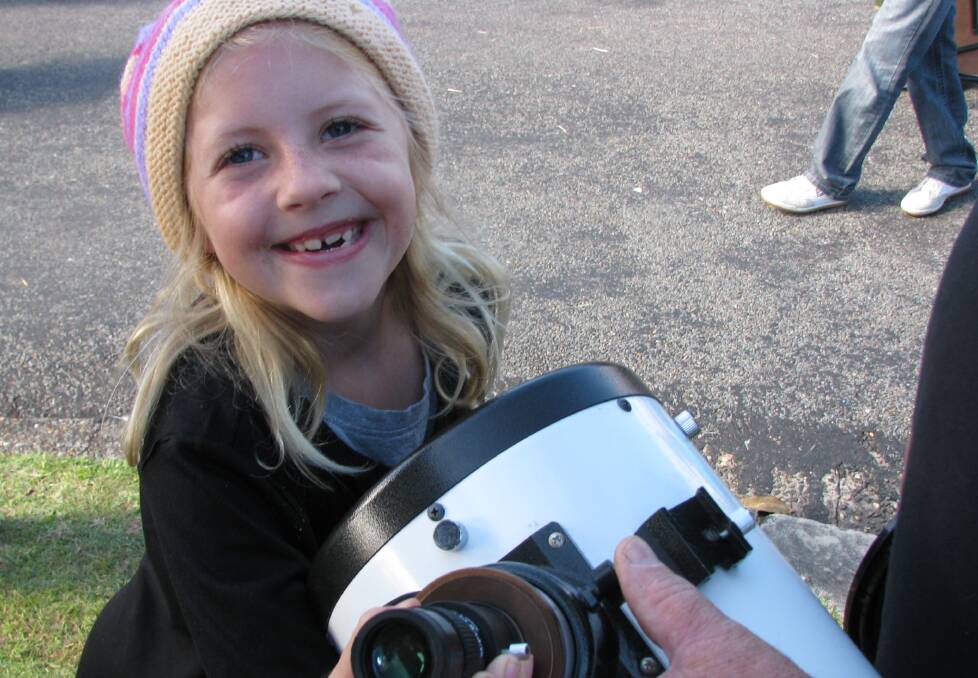 BUDDING ASTRONOMERS: Nothing captures a child's imagination like space.