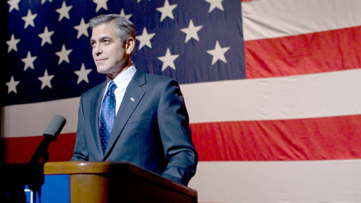 ON THE BIG SCREEN : George Clooney directed and starred in The Ides of March, a 2011 movie about dirty politics. 