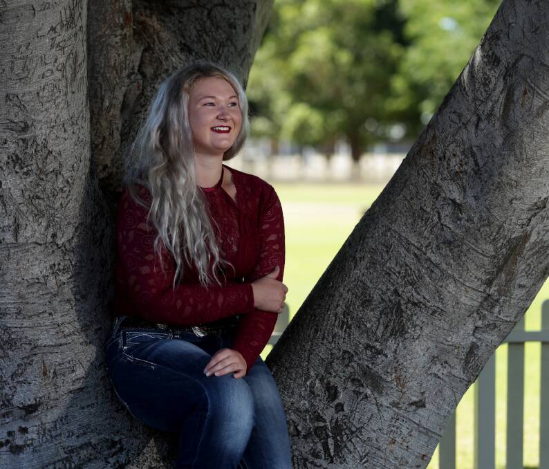 LEARNING EXPERIENCE: Macia Borowiec, 20, who finished third in last year's Miss Showgirl, wants to continue to develop and step out of her comfort zone. Picture: Simone De Peak.