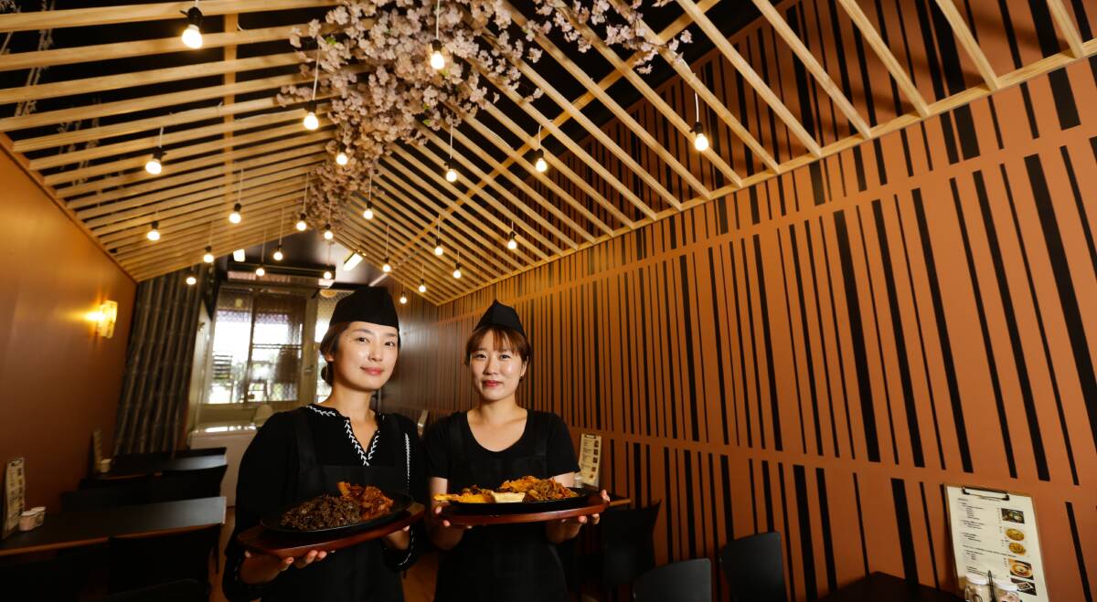 TASTE OF THINGS TO COME: Imogen Lim, left, and Alice Seo at Beud, their new Korean restaurant in The Levee. PICTURE: Jonathan Carroll