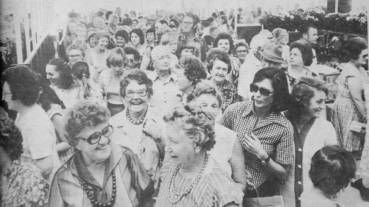 FLASHBACK: The Maitland Mercury's front page picture for the opening of Big W from November 1977.