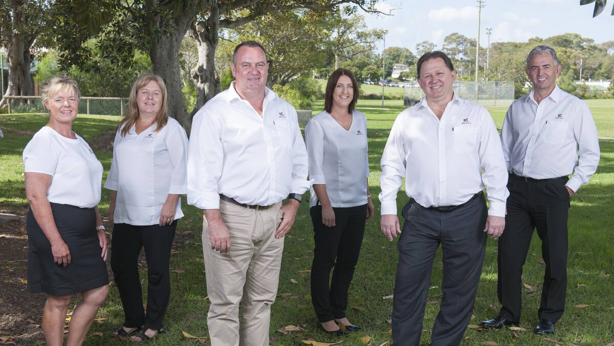 PLAYING A STRAIGHT BAT: The team at Kelly's who will be the major sponsors for the Maitland and District Cricket Competition.