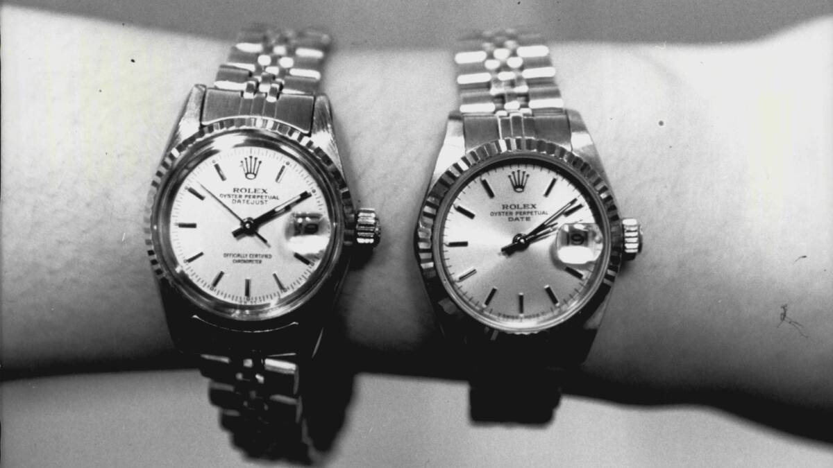 GOING CHEAP: Counterfeit products travels all the way across the spectrum, from fake money to artworks and, of course, watches.