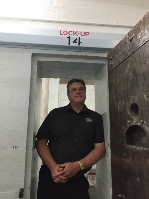 On show: Maitland Gaol co-ordinator Gordon Sauber hopes a new generation of local residents will be introduced to their town's history at the open day later this month. Picture: Lachlan Leeming 