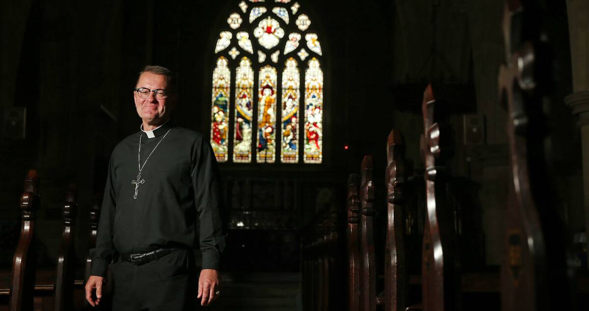 Father Paul West is back in the Lower Hunter after several years away from home, including six years studying as a vicar in Cambridge, England.