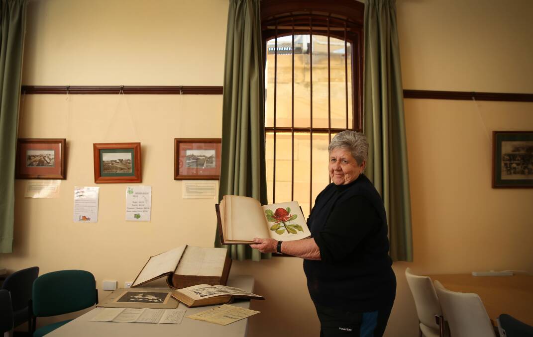 A trip in time: Ruth King will be among the team at Maitland and Beyond Family History helping locals map their family history throughout August. Photo: Marina Neil.  