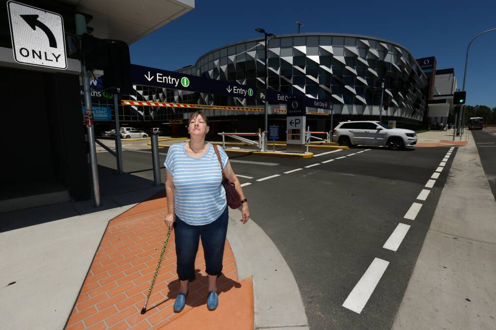 "Nightmare": Thornton's Ronelle Moon is disappointed with the amount of disabled parking at the revamped Stockland Green Hills. 