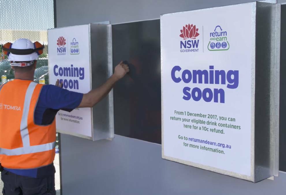 Coming soon: A Return and Earn reverse recycling machine to Maitland. 