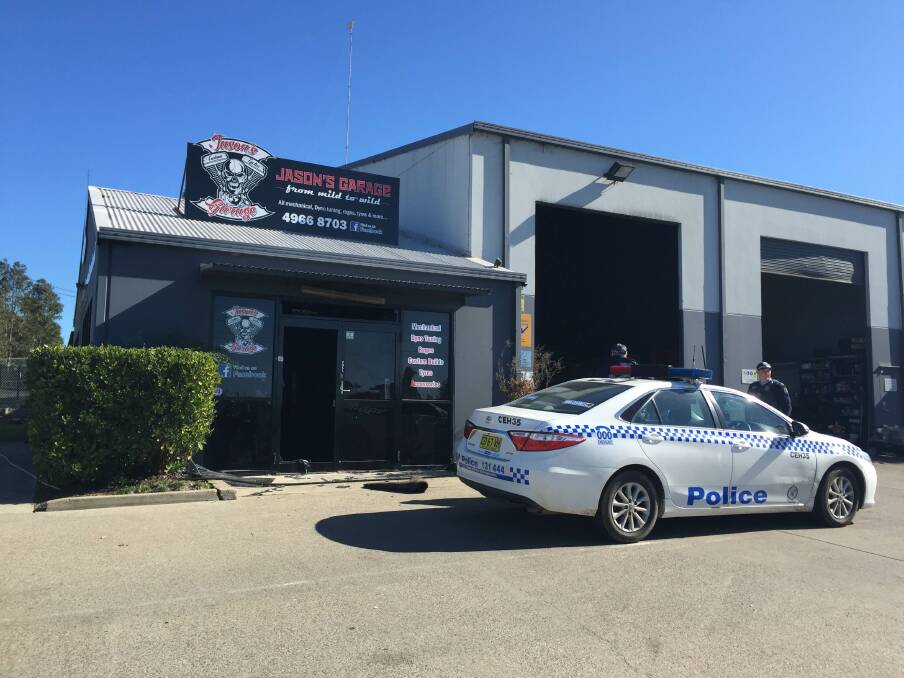 The popular Jason's Garage has been damaged in an early morning fire which detectives are treating as suspicious. Picture: Perry Duffin.