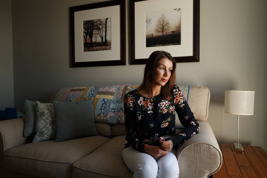 DAILY BATTLE: Pennie Looker, of Thornton, spent 19 years in the army. She is sharing her struggle with PTSD to raise awareness of the condition. Picture: Max Mason-Hubers