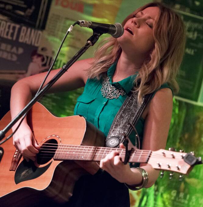 SONGSTRESS: Holly Wilson will be playing at the Windsor Castle Hotel in East Maitland this Saturday night. 