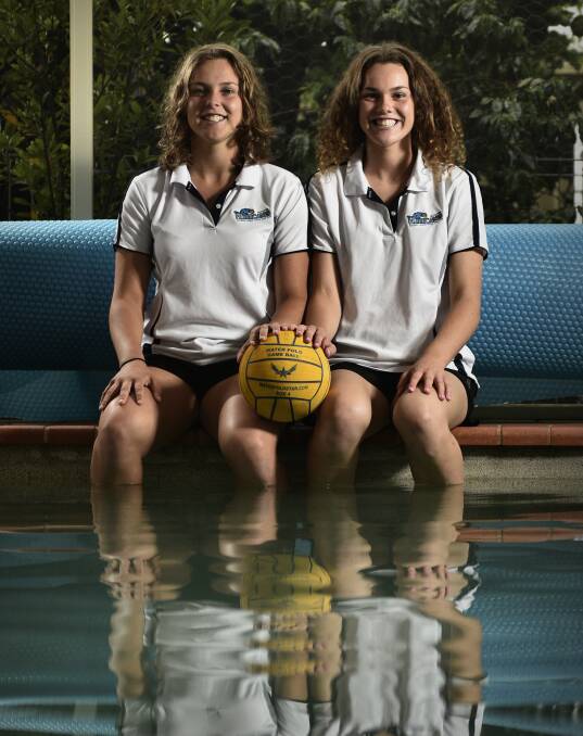 NATIONAL DUTY: East Maitland sisters Sophie and Amelia Hodgson have both been named in Australian junior water polo squads along with Thornton-based Hunter Hurricanes skipper Montana Perkins. Picture: Perry Duffin.