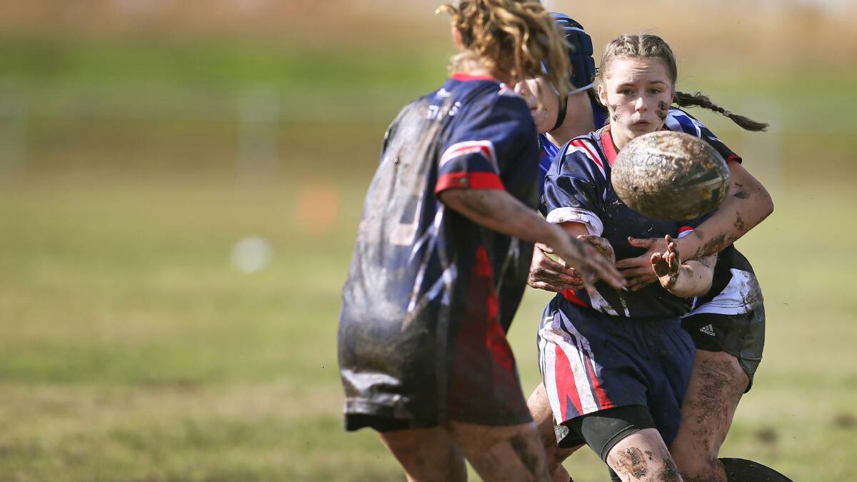 Hunter schoolgirls rugby league gala day at Windale on Friday - pictures by Marina Neil. 