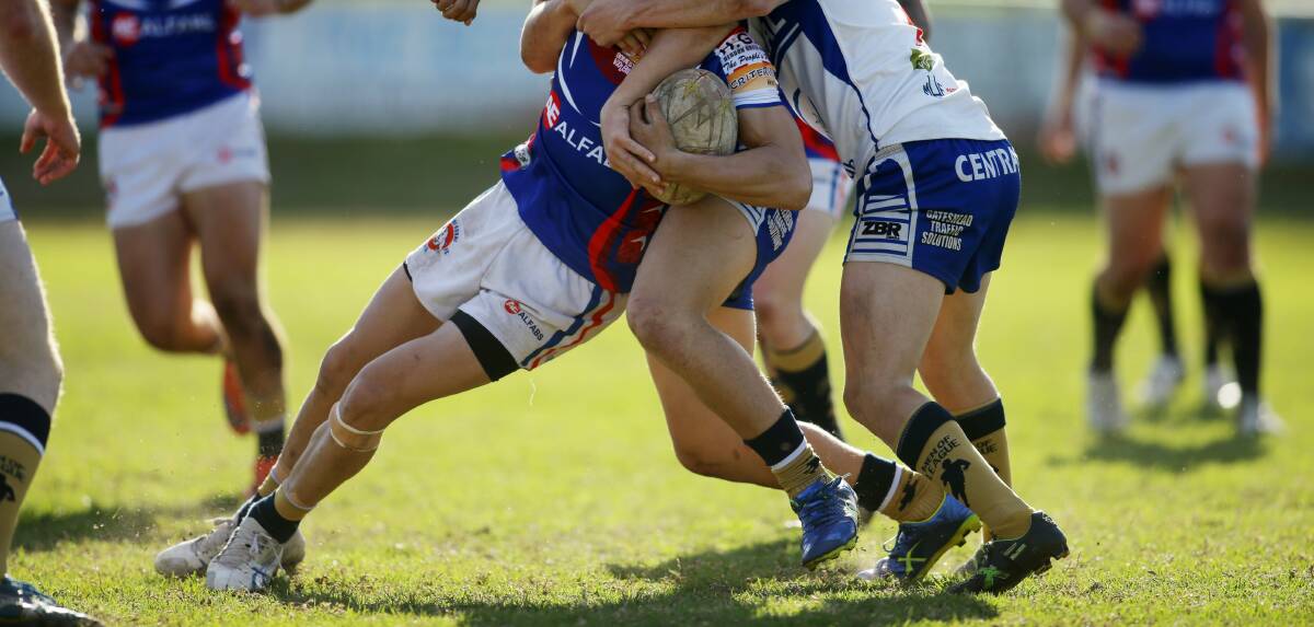 WAIT: A first-round melee between Central and Kurri will be reviewed by a Newcastle Rugby League disciplinary committee on Wednesday. Picture: Jonathan Carroll