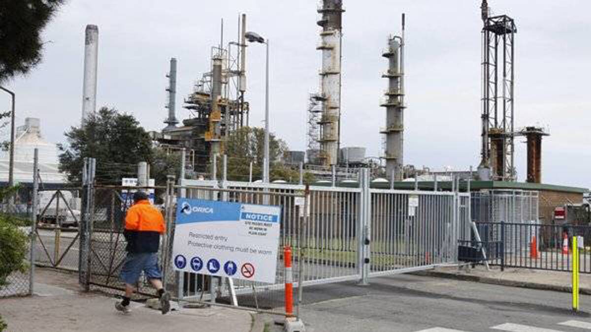 FINE: A March discharge from the Koorgang Island plant has earned Orica a $15,000 fine for exceeding licence conditions. 