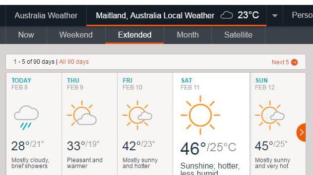 46°C heatwave predicted – “Welcome to Hell on Earth”