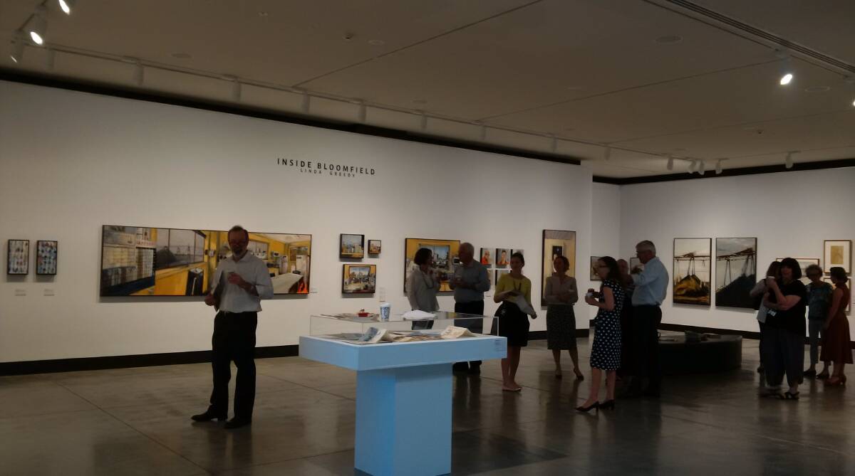 COAL AND PAINT: 'Inside Bloomfield' is being exhibited at Maitland Regional Art Gallery to show a different side of the Hunter's mining history. Picture: Supplied