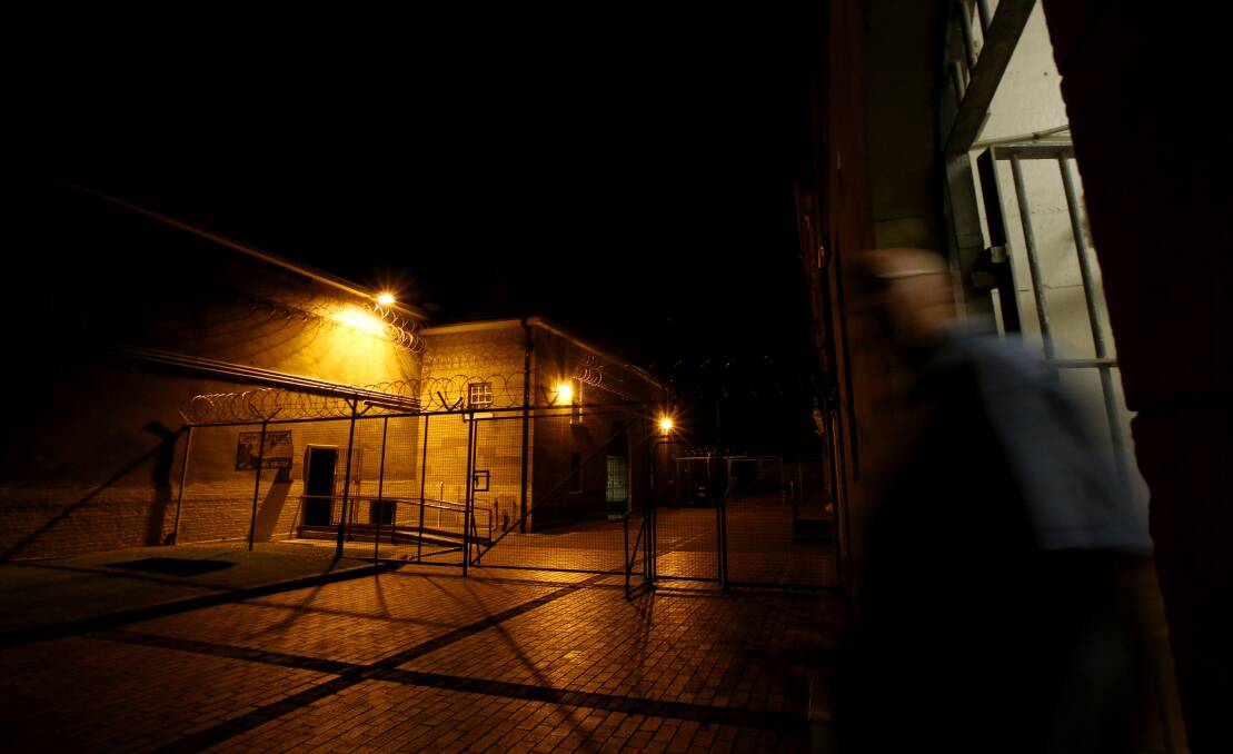 LOCK UP: Self-guided night tours have returned to Maitland Gaol after a popular run last year. Picture: Fairfax Media