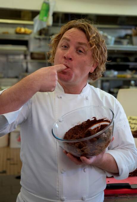 BAKE OFF Owner and head chef of La Luna Bistro in Melbourne, Adrian Richardson is getting behind Red Cross’ annual Big Cake Bake this October. Picture: Supplied