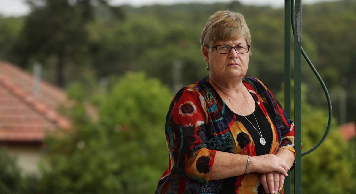 Courageous: Hunter woman Anthea Halpin who forced Maitland-Newcastle diocese to remove paedophile priest Denis McAlinden from the Philippines in 1995. 