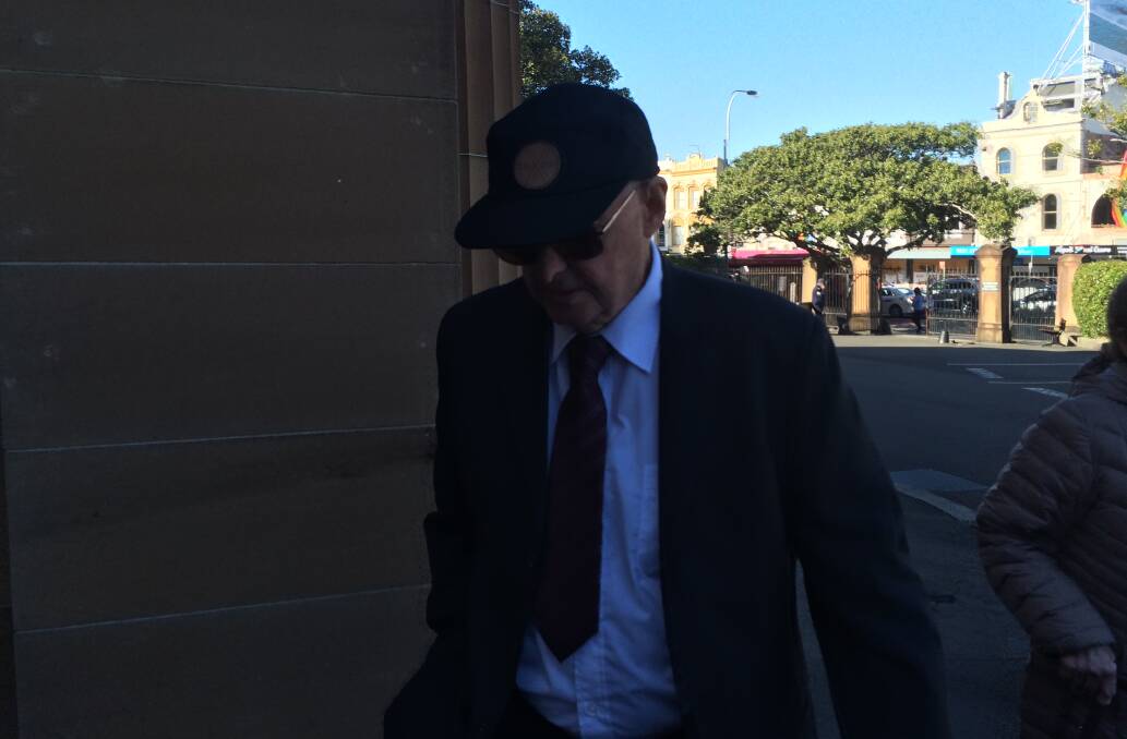 Father Vince Ryan entering Darlinghurst Court in August to be sentenced on child sex offences, after serving more than 14 years' jail for sexually abusing 30 boys.   