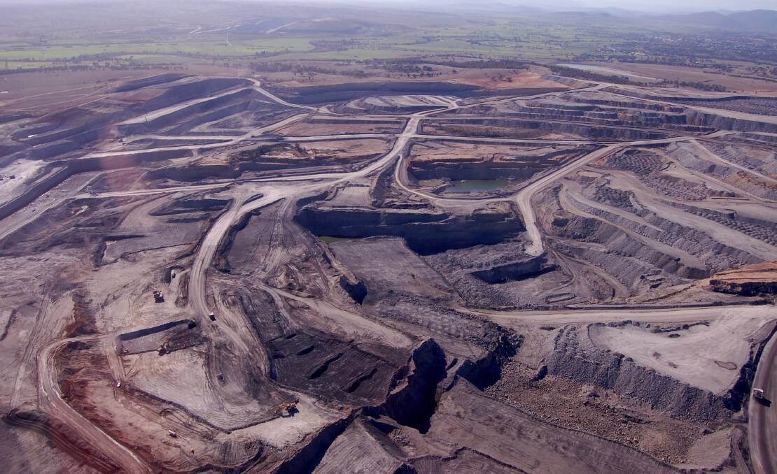 Huge: The giant Mount Arthur coal mine outside Muswellbrook. 
