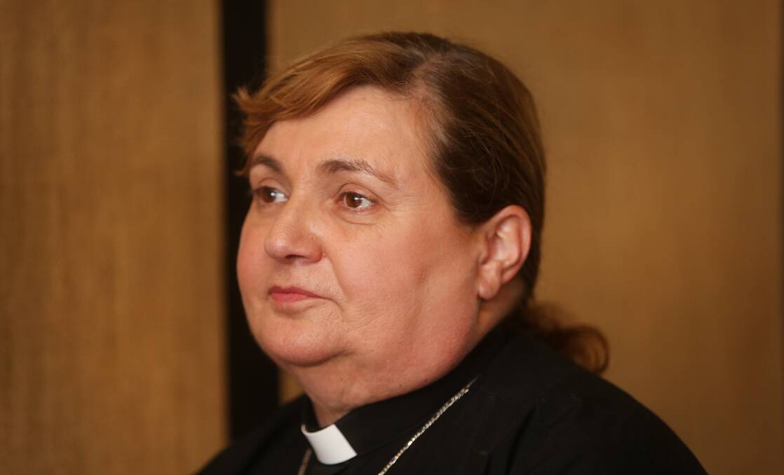 The Very Reverend Katherine Bowyer, the 16th Dean of Newcastle. Picture: Marina Neil