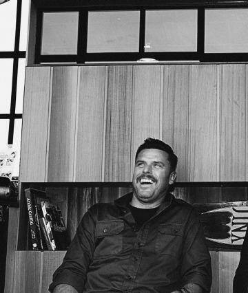 Movember brothers: Adam Garone CEO (left) and Co-founder , Travis Garone Co-founder at Uncle Roccos Barber Shop, Port Melbourne.