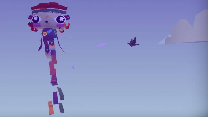 Atoi, the unique, female lead character from <i>Tearaway</i> and <i>Tearaway Unfolded</i>. Photo: Media Molecule