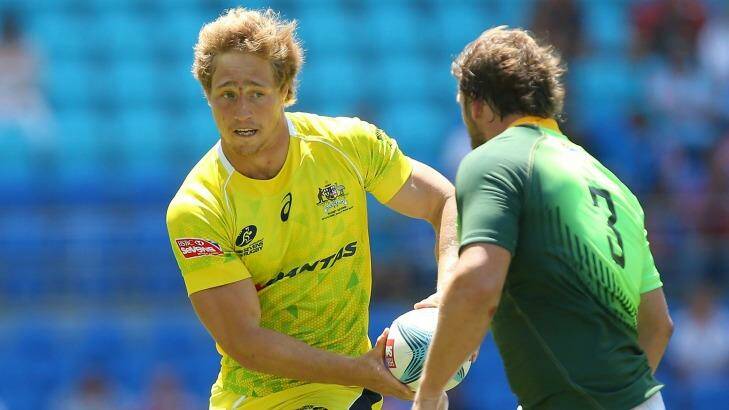 Making the switch: Australian rugby sevens player Jesse Parahi has signed with NRL club Wests Tigers. Photo: Chris Hyde