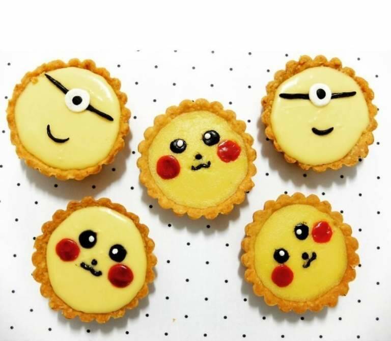 @mishellvn doesn't just settle for lemon tarts, but turns them into Pikachu and Minions desserts. Photo: Supplied