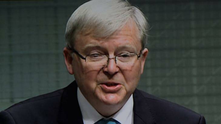 Kevin Rudd says the Prime Minister is pandering to a "Hansonite insurgency".  Photo: Fairfax Media