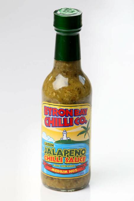 Byron Bay Chilli Co green jalapeno chilli sauce (medium hot) is a favourite. Photo: Wayne Taylor