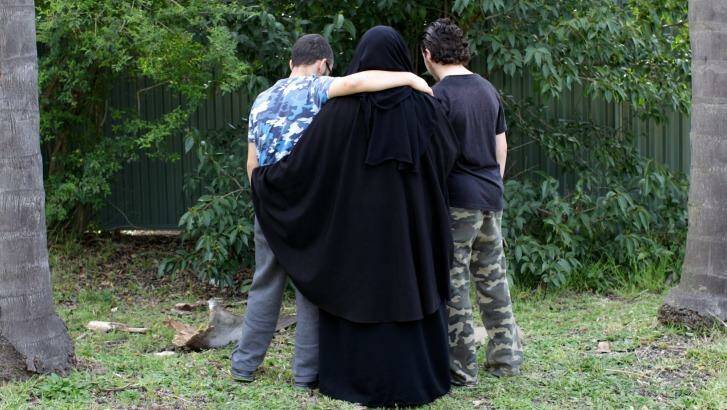 The 16-year-old boy, pictured on the right in 2014, spoke to Fairfax Media after his family home was raided.  Photo: Janie Barrett