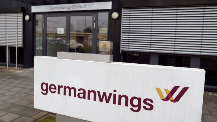The entrance of the Germanwings headquarters is seen at Cologne Bonn airport March 24, 2015. Photo: Wolfgang Rattay/Reuters