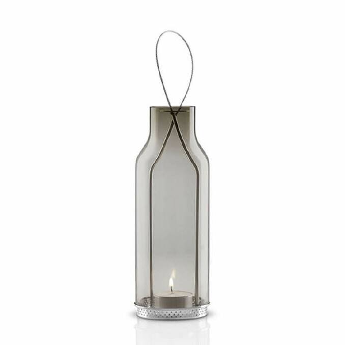 Don't forget to light the outdoors the next time you're hosting guests. Hang these glass lanterns from trees or walkways for an enchanting ambience. $80, top3.com.au. Photo: Supplied