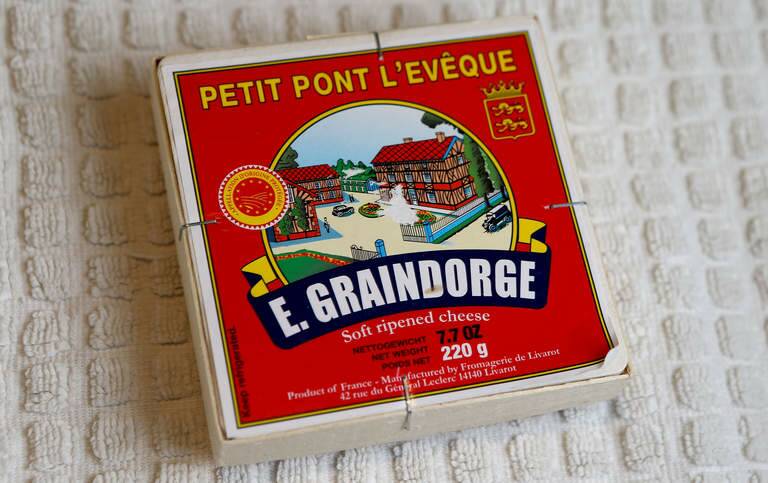 The staples: E. Graindorge Petit Pont L'Eveque cheese. Photo: Patrick Scala/Getty Images