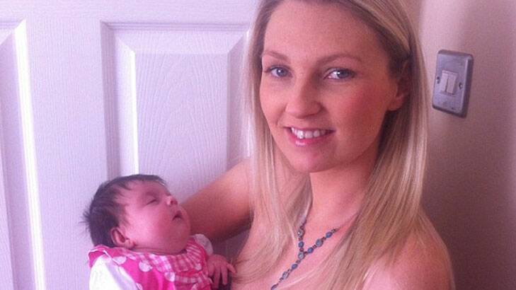 "She loved being a mum": Nicky Rigby with daughter Lily.