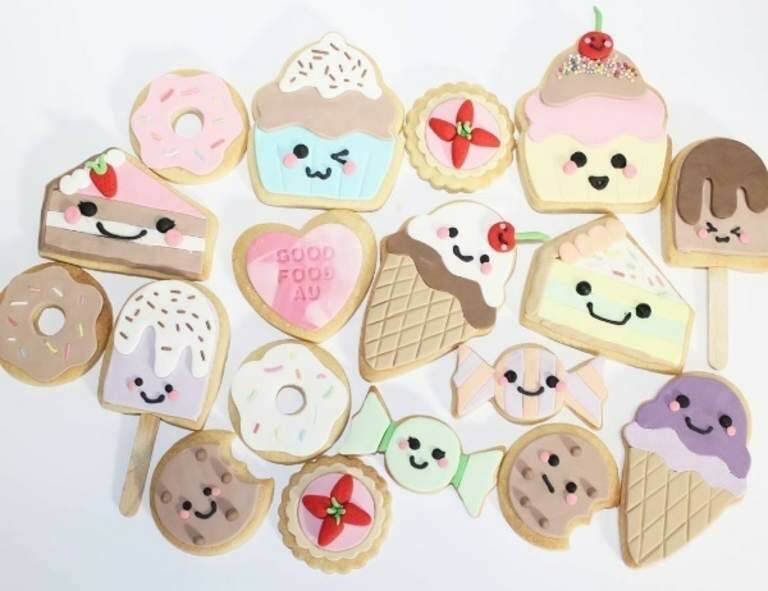 @sweetsbykoko_ knows the way to our heart is via cleverly made biscuits, including a Good Food tribute! Photo: Supplied