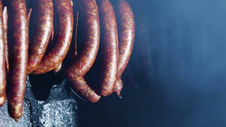 Flavourful: Smoked sausages.