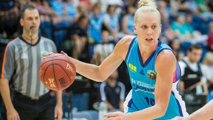 The Canberra Capitals are likely to lose Abby Bishop for next season. Photo: Matt Bedford
