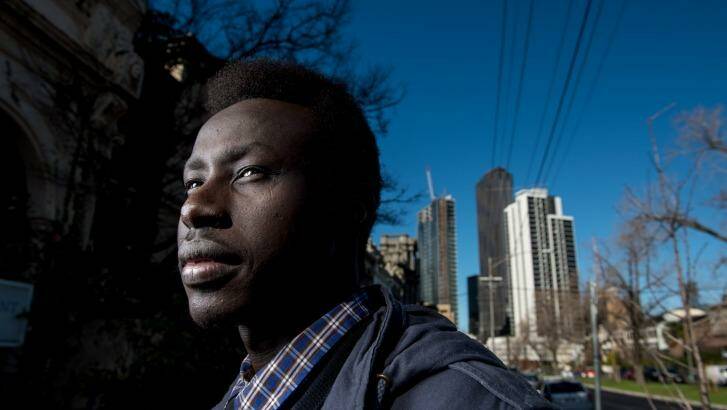 Anyaak Abiel, a youth worker with a South Sudanese background, says a lack of communication with police has led to mistrust in the community. Photo: Penny Stephens