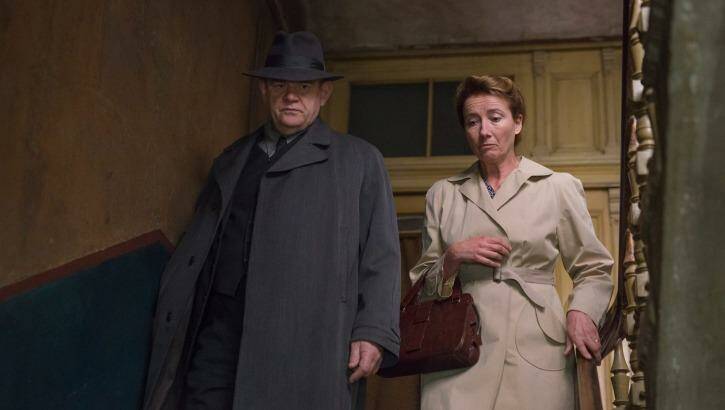 Anna Quangel (Emma Thompson) and her husband, Otto (Brendan Gleeson), are a working-class couple who never voice their doubts about Hitlerism until their son is killed at the front and everything changes. Photo: Icon