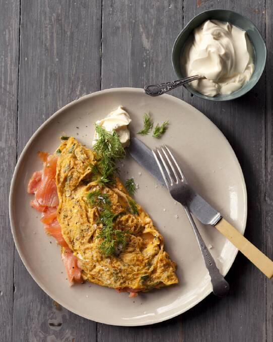 Sometimes you can't go past a classic omelette <a href="http://www.goodfood.com.au/good-food/cook/recipe/the-classic-omelet-20121123-29tw5.html?rand=1393565044169"><b>(RECIPE HERE).</b></a> Photo: Marina Oliphant