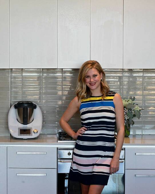 Justine Schofield in her kitchen in Queens Park, Sydney. Photo: Ben Rushton