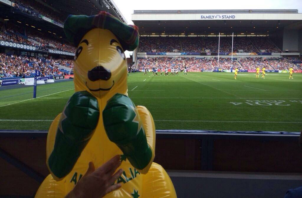 Jumpy has a day out at the rugby sevens.