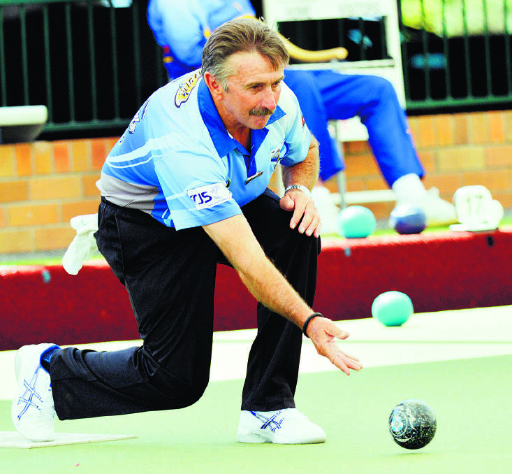 Beresfield lawn bowler Mick Beesley has progressed to the state singles semi-final.
